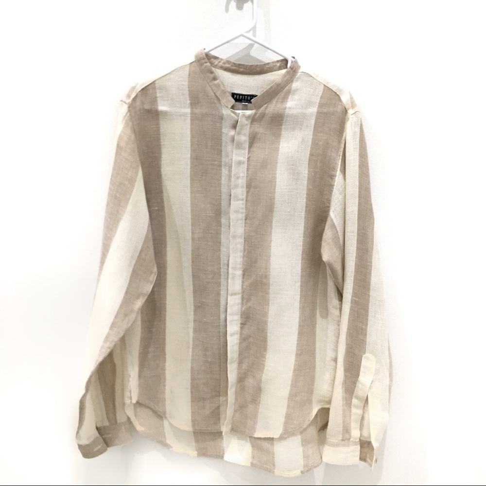 Pepitos Italy linen casual shirt